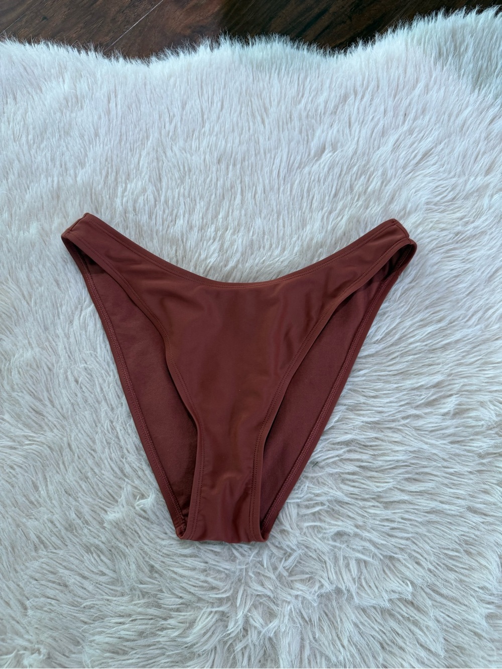 wild fable High-Cut Bikini Bottom in Deep Rust